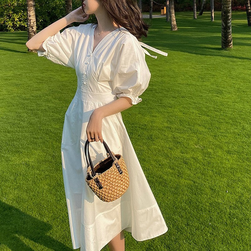 Aluna Puff Sleeve Midi