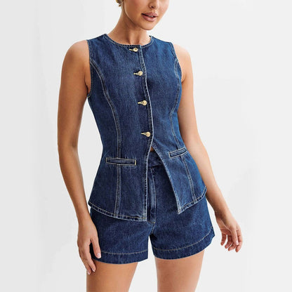 Arlisse Denim Summer Set