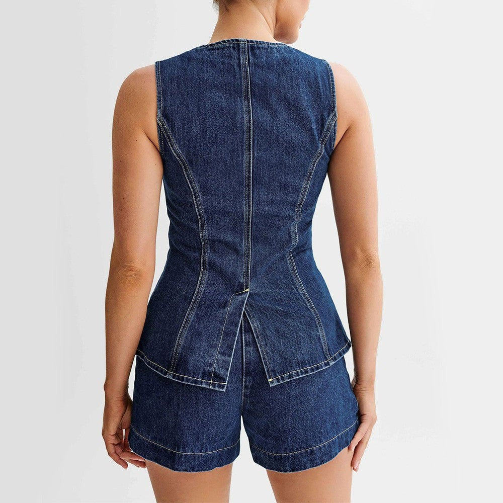 Arlisse Denim Summer Set