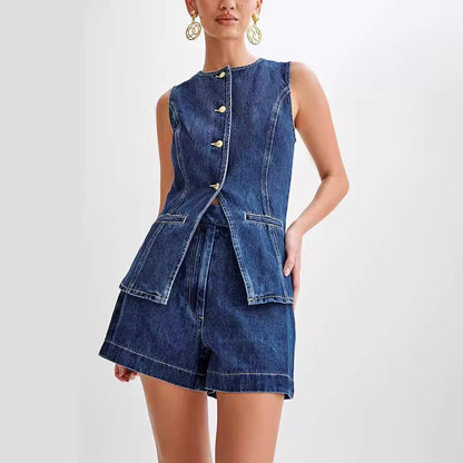Arlisse Denim Summer Set