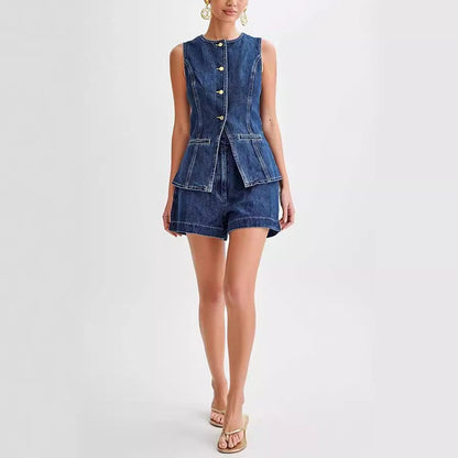 Arlisse Denim Summer Set