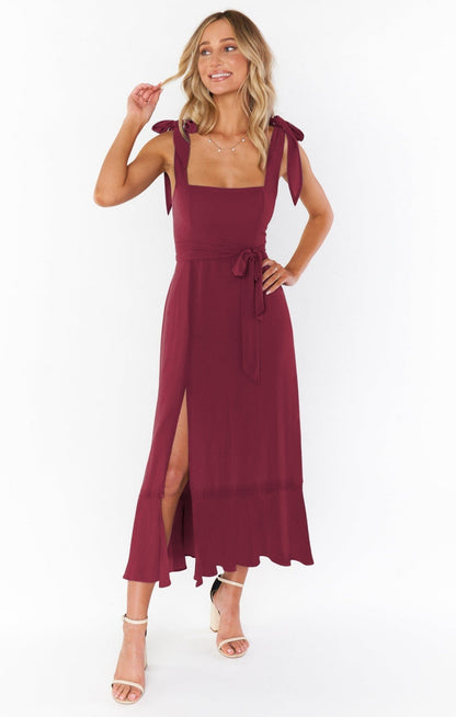 Aureva Ruffle Slip Dress