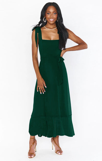 Aureva Ruffle Slip Dress