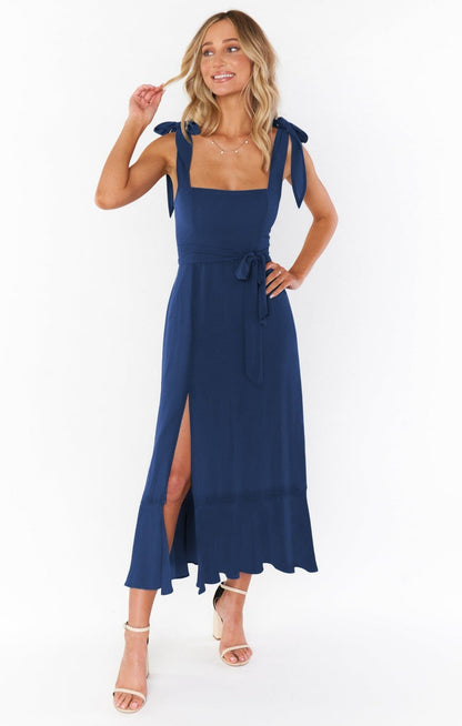 Aureva Ruffle Slip Dress
