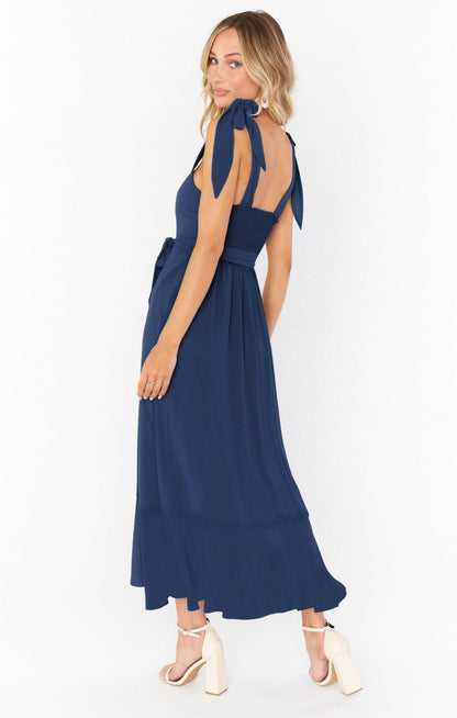 Aureva Ruffle Slip Dress