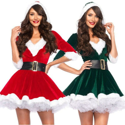 Noelle Velvet Holiday Dress