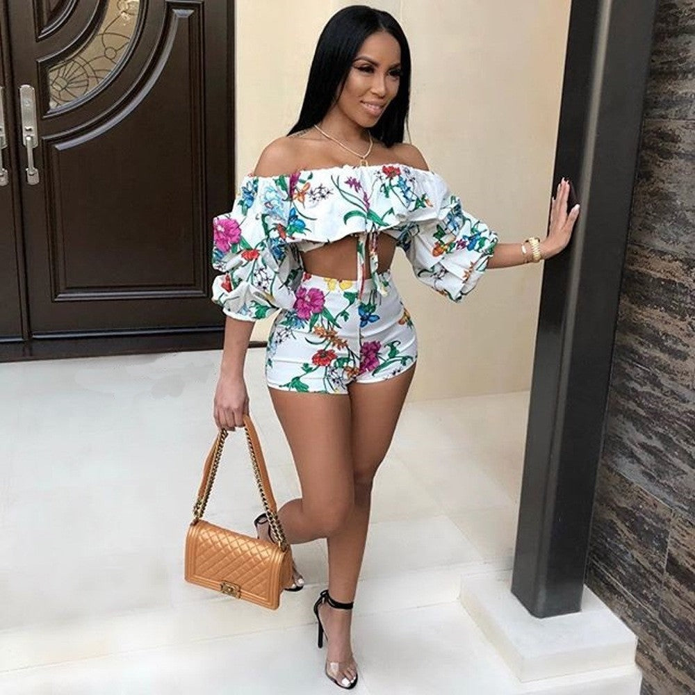 Seraya Printed Two-piece Set