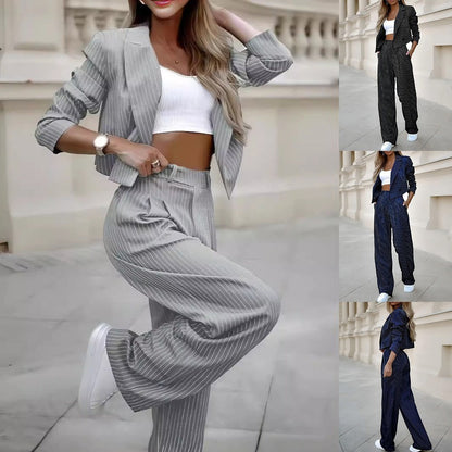 Venora Striped Suit Set