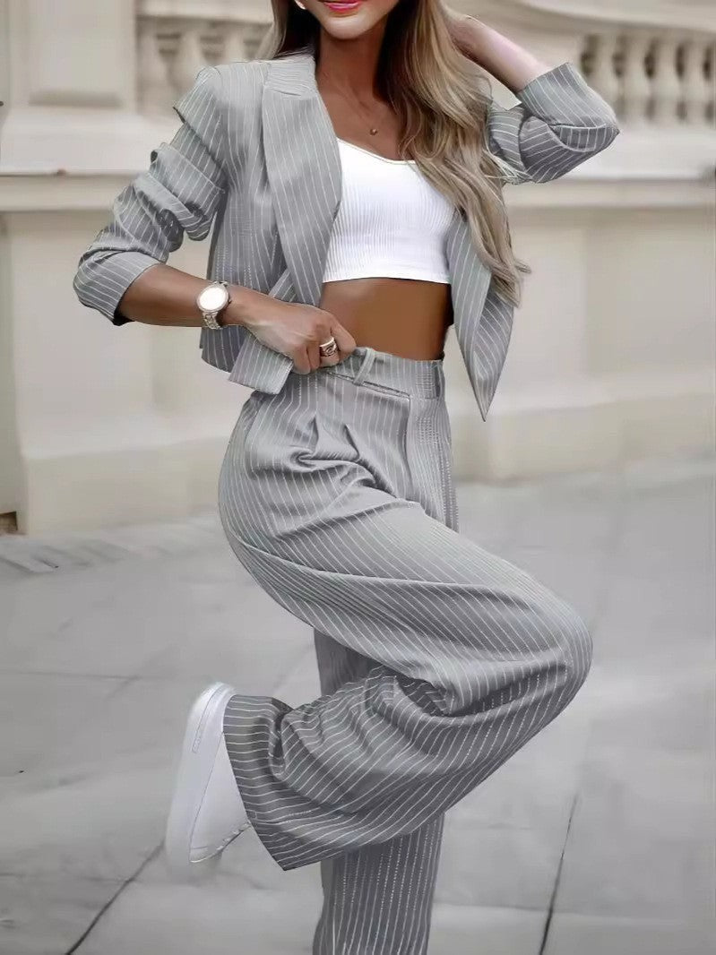Venora Striped Suit Set