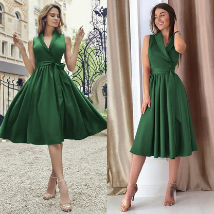 Veyra Belted Midi Dress
