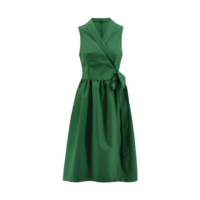 Veyra Belted Midi Dress